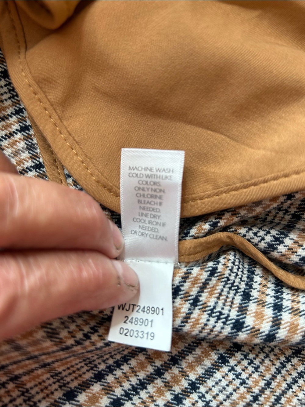 J. Jill Oversized Mendocino Plaid Blazer Autumn Layering Sz XL Lite Academia - Picture 9 of 13